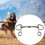 Horse Bit Stainless Steel Snaffle Bit for Training, Rustproof, BridleCompatible Equestrian Gear 3
