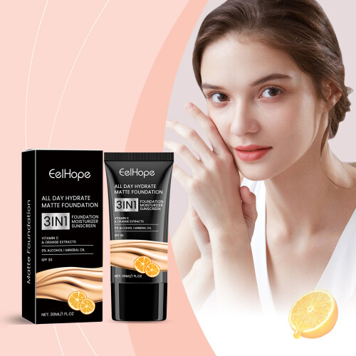 Natürliche Matte Foundation für strahlenden Teint 1