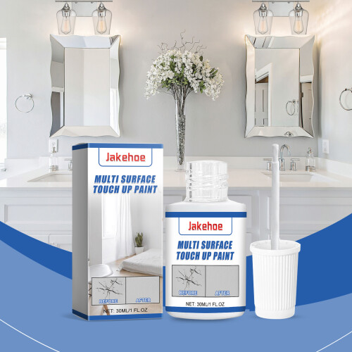 White Waterproof Retouching Paint for Wall Scratches 1