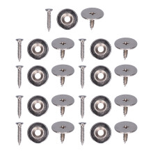 Design magnetic sofisticat, șuruburi cu cap plat care atașează discuri magnetice ultrasubțiri pentru orificiile ușilor cu eleganță, șuruburi