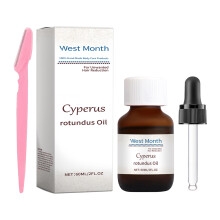 Cyperi Rhizoma Hair Removal Oil with Scraper