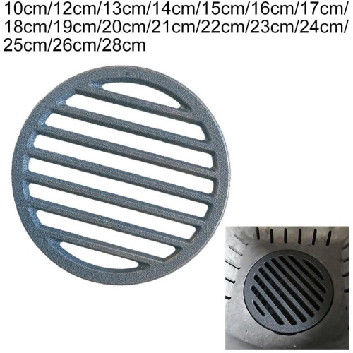 Replacement Fire Grate Cast Iron Round 20 Cm Diameter For Fireplace WoodBurning 2