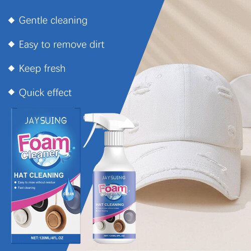 Hat Foam Cleaner for Stain Removal and Deodorant 2