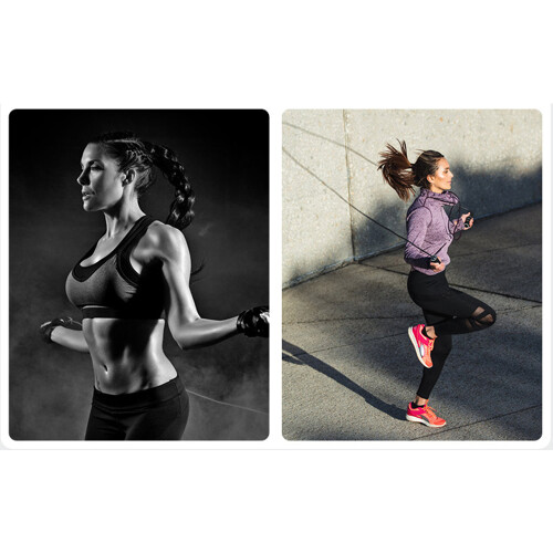 Ρυθμιζόμενο σχοινάκι, σχοινάκι CrossFit με ταχύτητα και ανθεκτικό ατσάλινο σύρμα για 2