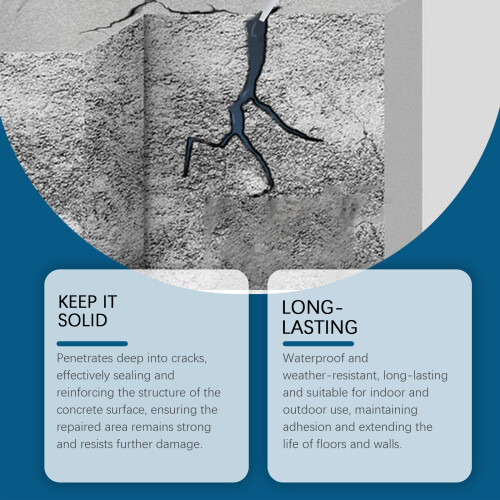 Crack Repair Adhesive, Floor Wall Waterproof Leak Proof 2