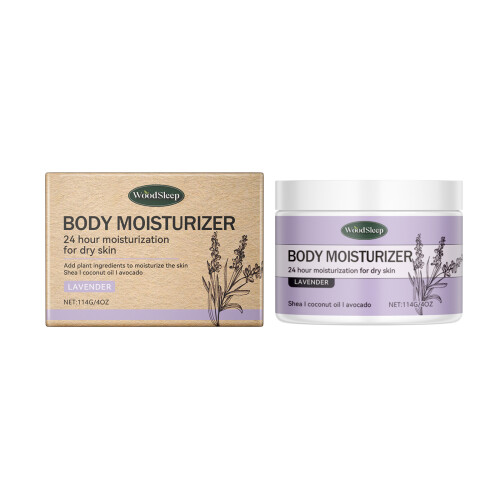 Körperbutter Creme - Lavendel Sheabutter feuchtigkeitsspendend