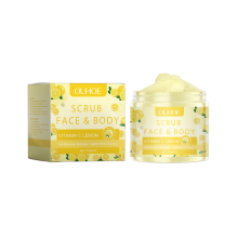 Lemon Exfoliating Gel, Nourishing Moisturizing Body Cream