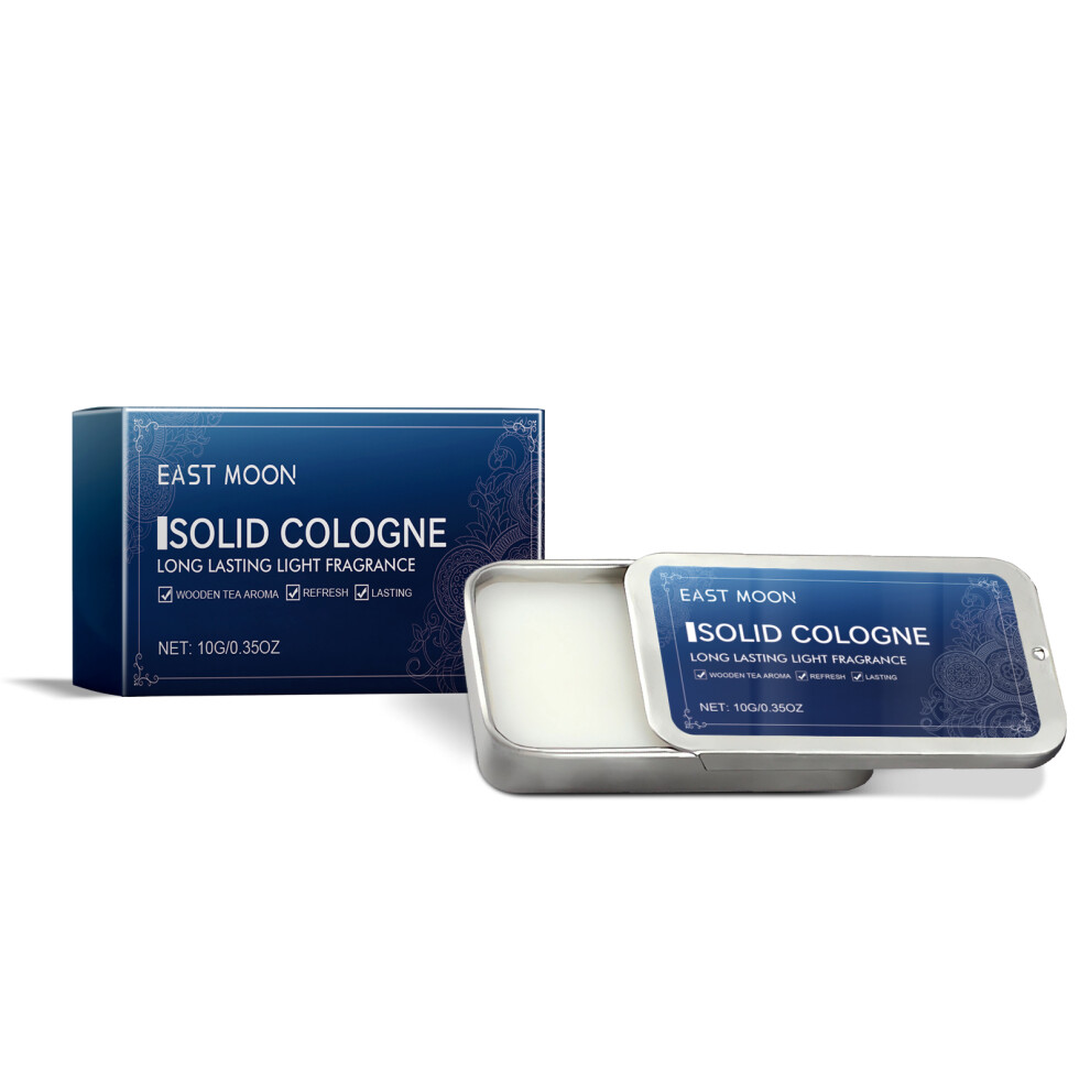 Men's Solid Balm (Cologne), Portable Refreshing Non-Greasy Scent