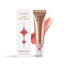 Liquid Highlighter Blush Cream Raspberry Red Matte Gloss