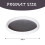 Maximize Space Efficiency rotating tray Organizer, Non-Skid Design For Refrigerator Tabletop (2PCS, White/Gray) 5