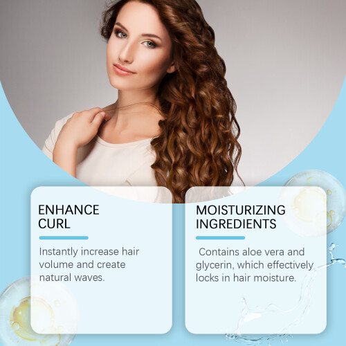 Sea Salt Micro-Volume Styling Spray for Curly Hair Moisturizing 2