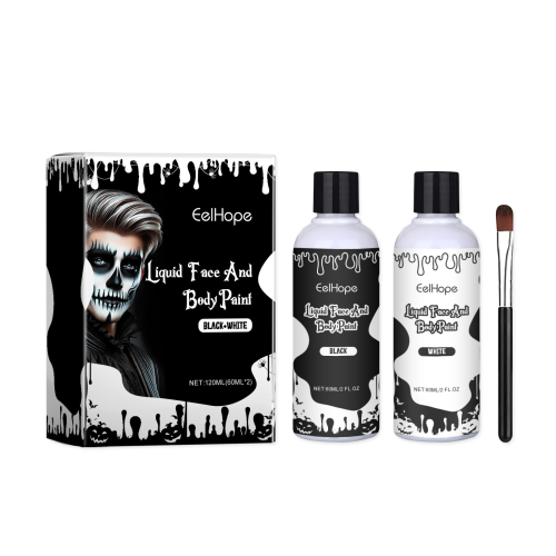 Halloween Party Instant Dry Clown Colorful Paint Solution
