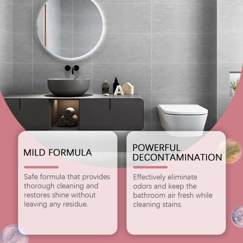 Bathroom Stain Remover for Glass, Bathtub & Tile 2