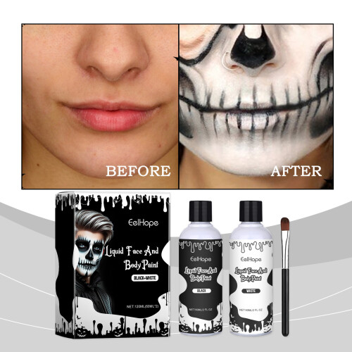 Halloween Party Instant Dry Clown Colorful Paint Solution 1