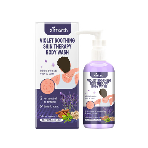 Violett-Duschgel, reinigend & reparierend
