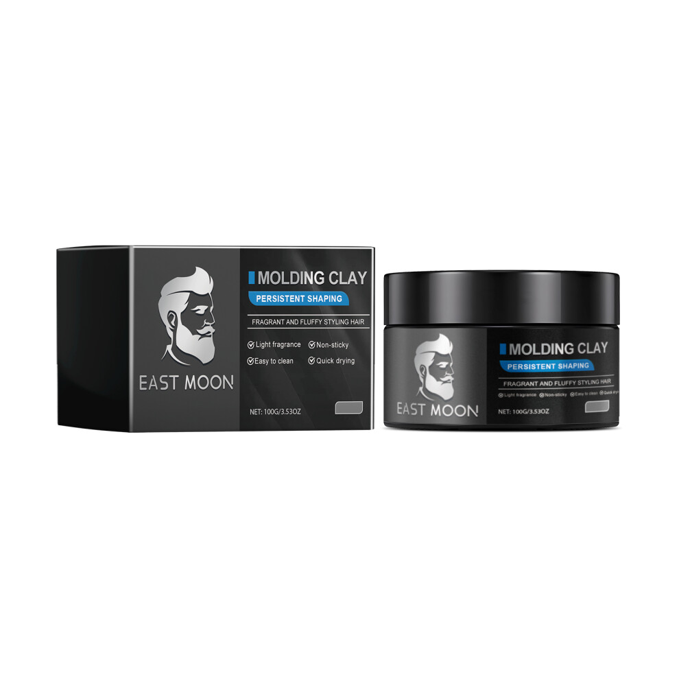 Silver Men's Colored Hair Wax Fresh Fluffy Broken Hair Care