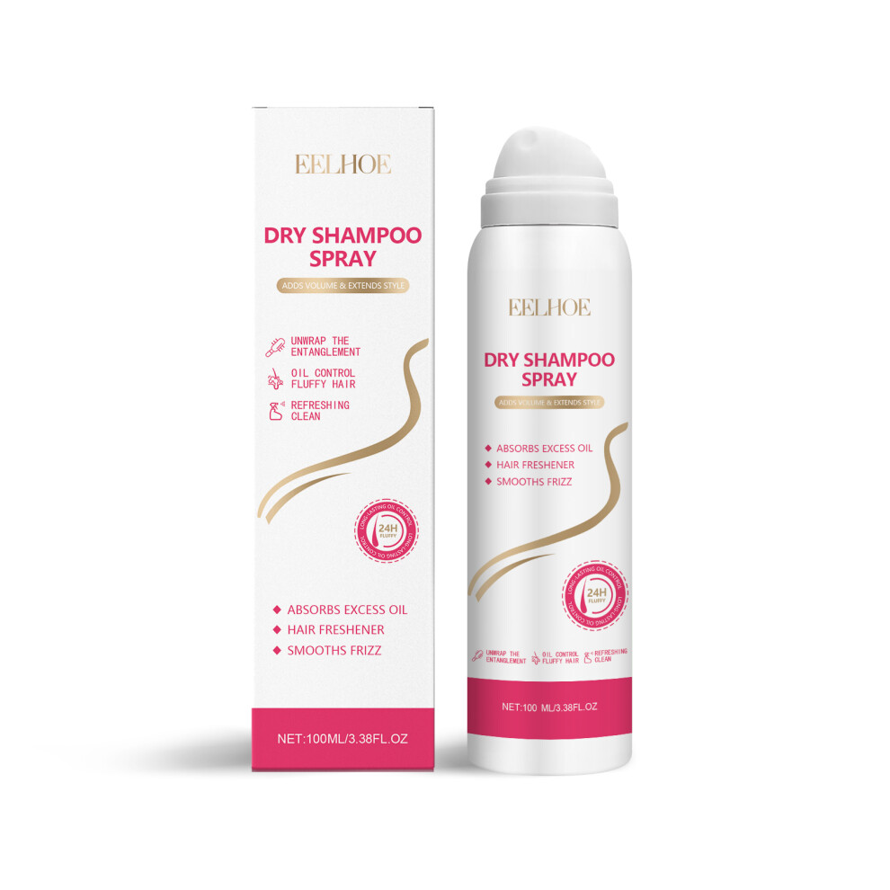 Dry Hair Spray, Fluffy Hair Gel Refreshing Degreasing Leave-In