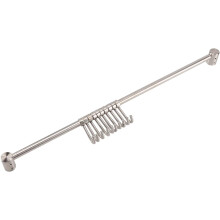 Maniglie a muro resistenti in acciaio inox, lunghezza regolabile, appendiabiti lussuosamente moderno per cucina e bagno.