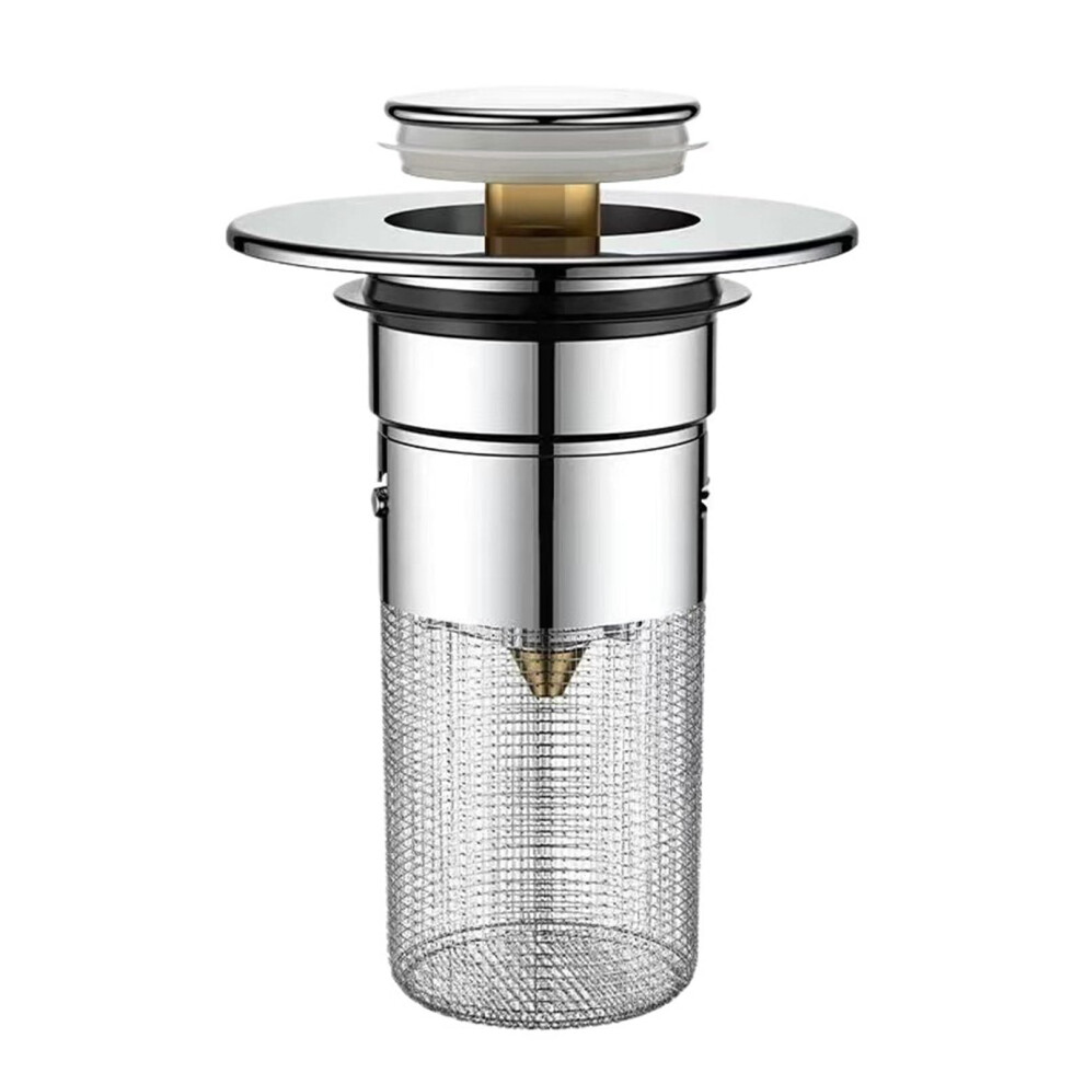 Stainless Steel Floor Drain Filter 304 Stainless Popup Stopper Antiodor Hair Catcher Basin Sink Strainer 9119770162861