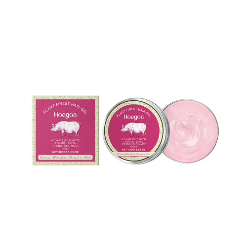 Rosa Stylingwachs, langanhaltend, ölkontrollierend, shampoofrei