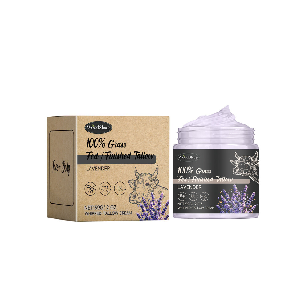 Lavender/Cream Grass-Fed Butter Skin Moisturizes Hydrates Nourishes