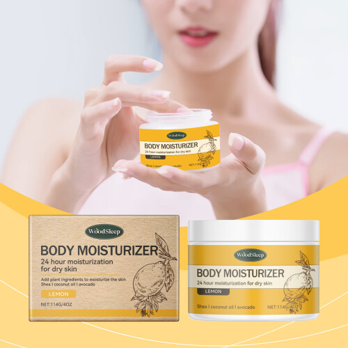 Körperbutter Creme - Zitrone Sheabutter feuchtigkeitsspendend 1