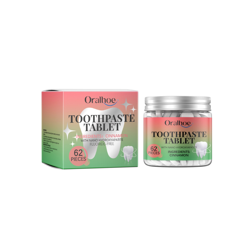 Cinnamon Toothpaste Tablets - Gently Cleans Stains