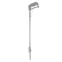 Pinça para répteis com mandíbula larga, ferramenta de preensão em aço inoxidável para captura ao ar livre e manuseio de cobras, design