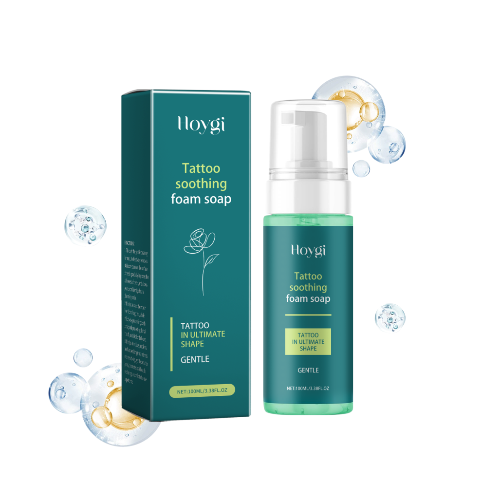 Tattoo Cleansing Mousse Moisturizing Gentle Color Protecting