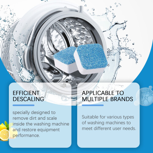 Washing Machine Descaling Sheet - Odor & Dirt Removal 2