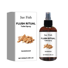 JUE FISH Toiletten-Spray, Sandelholz-Frischmacher