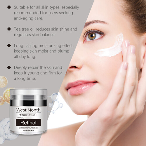 Retinol-Creme gegen feine Linien, hydratisierend 2