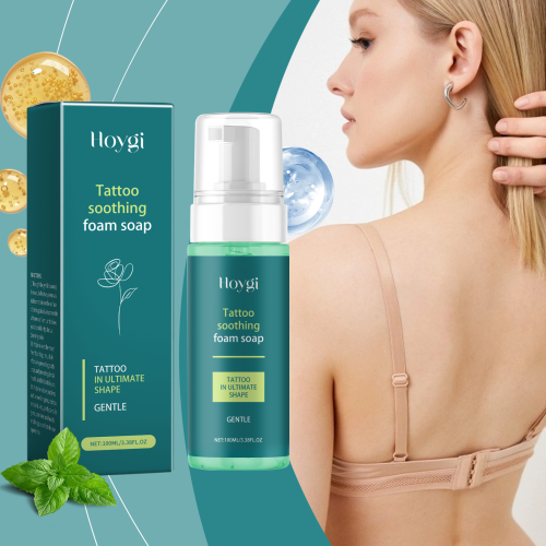 Tattoo Cleansing Mousse Moisturizing Gentle Color Protecting 1