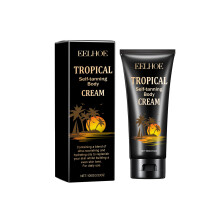 Tropical Self-Tanning Body Cream, Natural Wheatskin Moisturizing