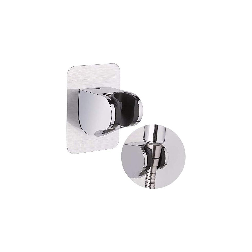Angle Adjustable Shower Head Clip, Strong Adhesion Wall Mount, High-Quality Abs Plastic For Smooth Surfaces 9416038072666