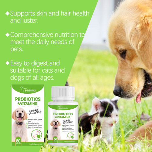 Pet Probiotic Tablets for Gut Health & Nutritional Absorption 2