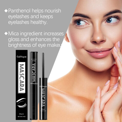 Schwarze Wimperntusche - Lang anhaltend, nicht verschmierend 2