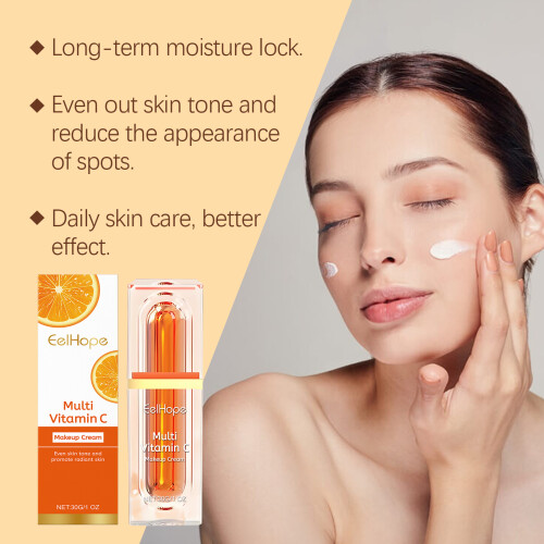 Multivitamin C Brightening Concealer Moisturizing Face Cream 2