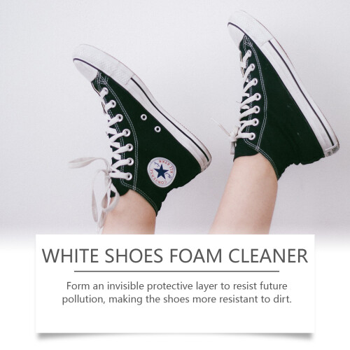 White Shoe Foam Cleaner Stain Removal Portable 2