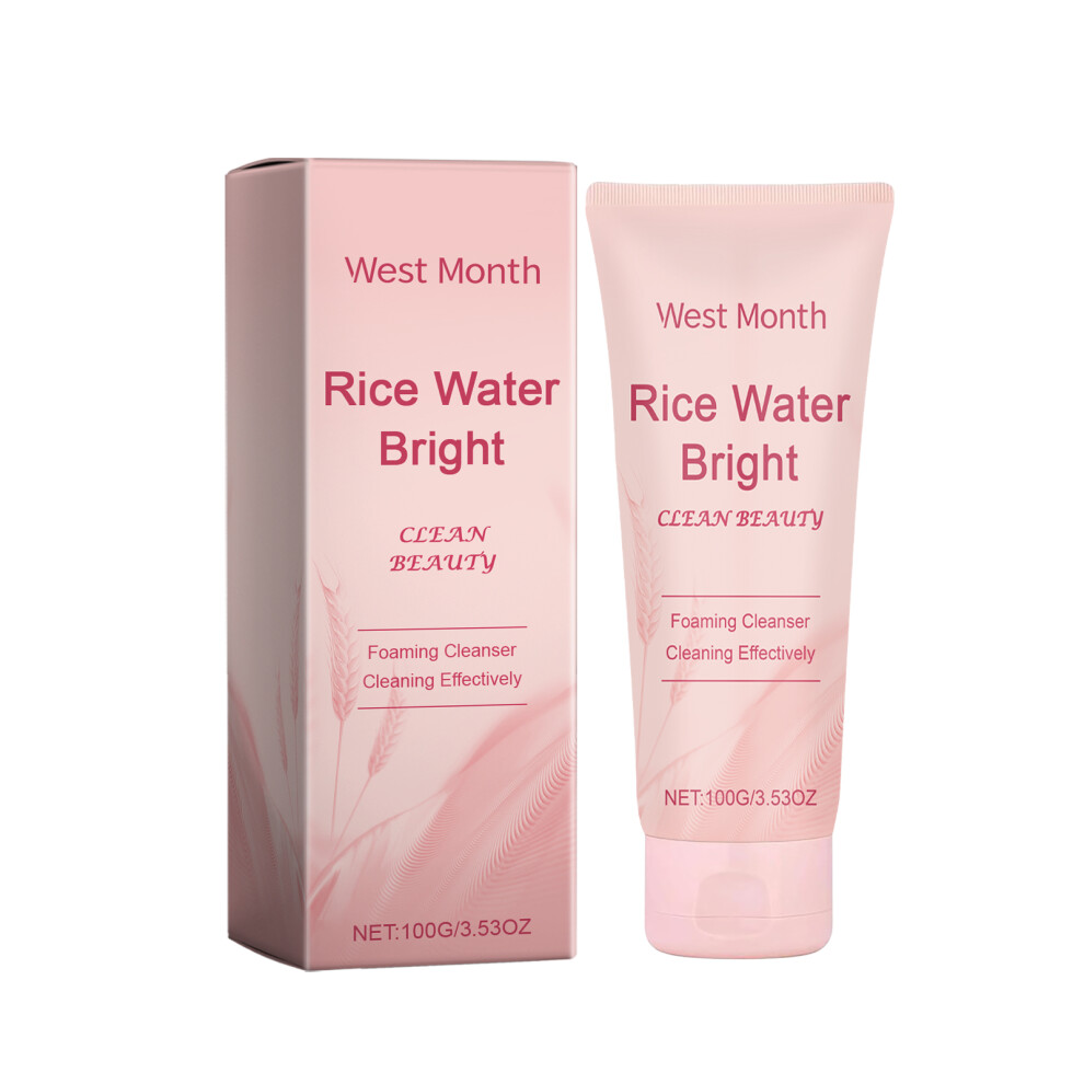 Rice Cleanser Moisturizing Cleansing Face Brightening