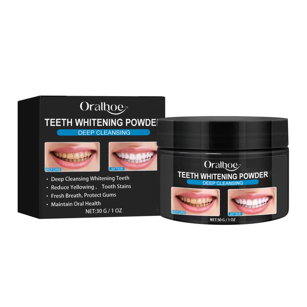 Yellow Teeth Whitening Powder For Tartar & Stains