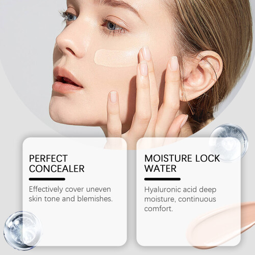 Feuchtigkeitsstiftender Concealer, langanhaltend & leicht 2
