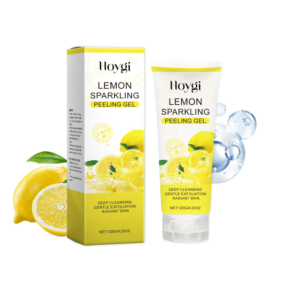 Lemon Exfoliating Gel, Hydrating Cleanser for Face & Body