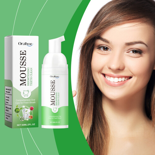 Tooth Cleaning Mousse Reduces Stains Fresh Foam 1