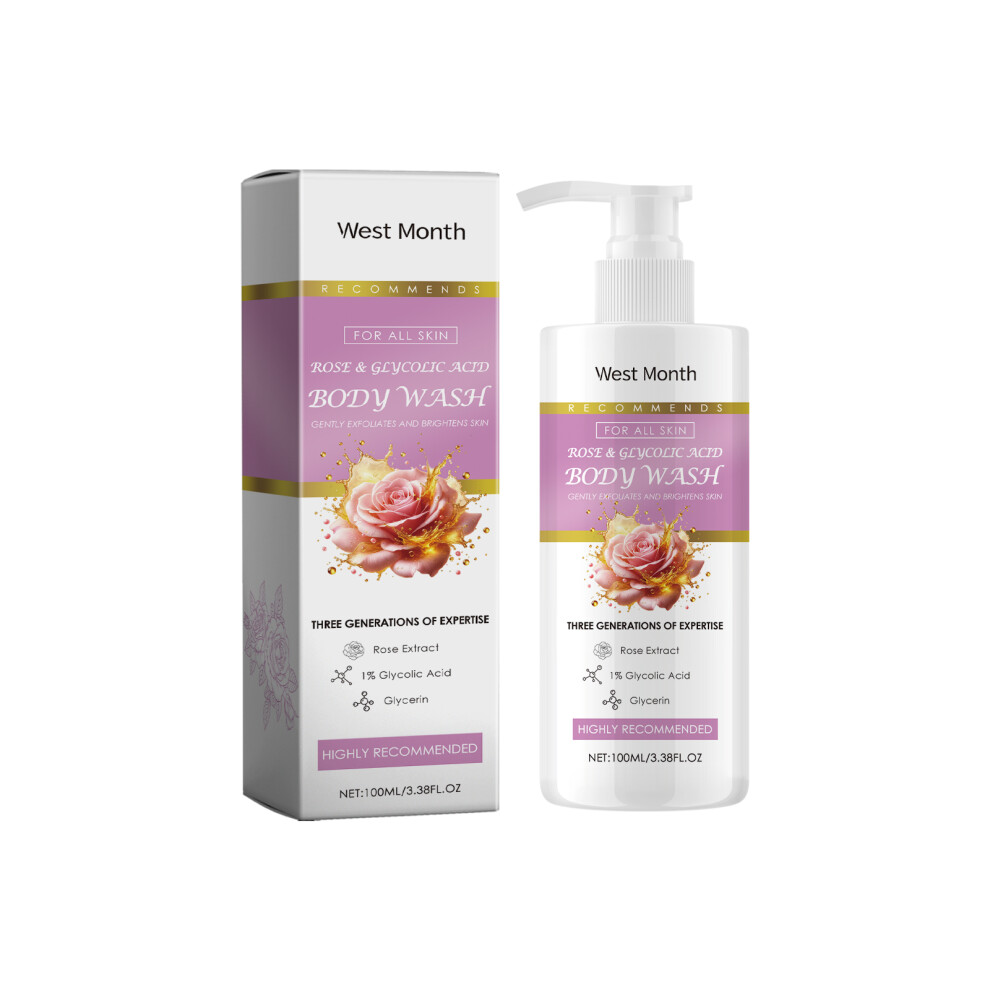 Exfoliating Shower Gel Gently Exfoliates Long-Lasting Moisture