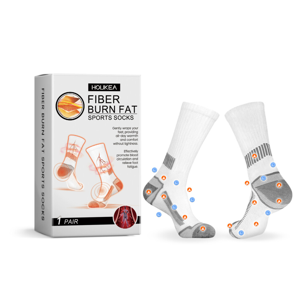 Fiber Foot Care Socks, Massage Soft Skin Stretch