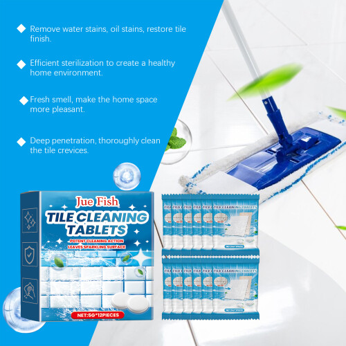 Ceramic Tile Cleaning Effervescent Tablet for Toilet & Walls 2