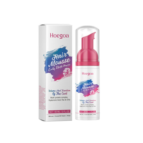 Locken-Mousse: Leichte, voluminöse Styling-Pflege