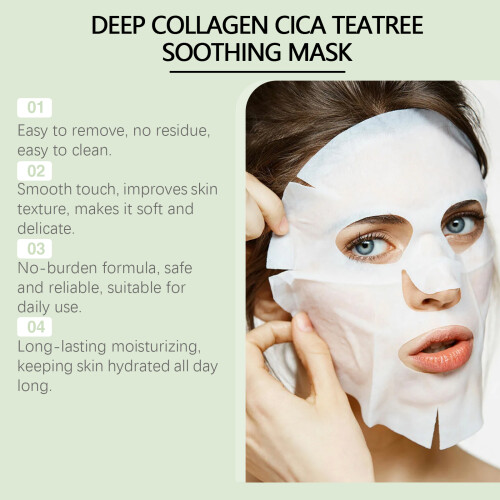 Collagen Tea Tree Mask (Bag) Hydrating, Bright & Radiant 2