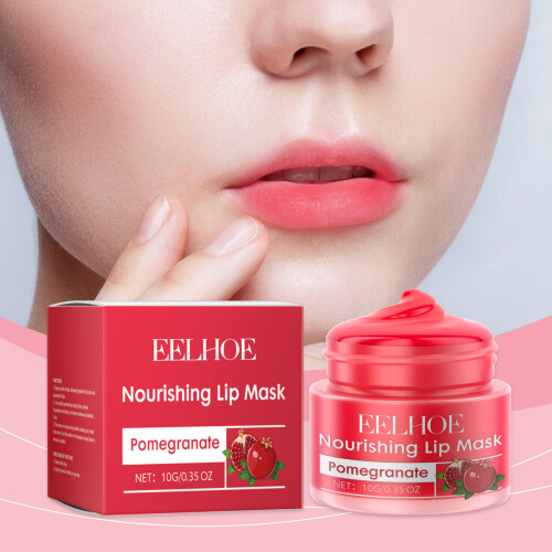 Red Pomegranate Lip Mask, Moisturizes Lips 1
